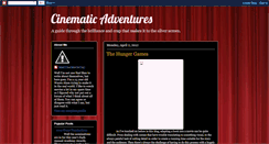 Desktop Screenshot of mattthemovieguy.blogspot.com