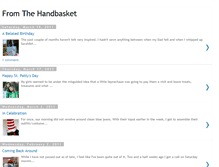 Tablet Screenshot of fromthehandbasket.blogspot.com