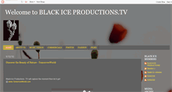 Desktop Screenshot of blackiceproductions.blogspot.com