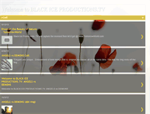 Tablet Screenshot of blackiceproductions.blogspot.com