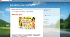 Desktop Screenshot of cerveceriaamazonica.blogspot.com