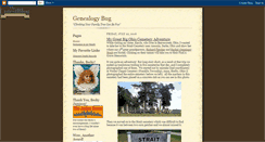 Desktop Screenshot of genealogybugkate.blogspot.com