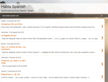 Tablet Screenshot of habla-spanish.blogspot.com