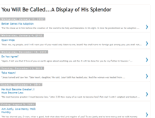 Tablet Screenshot of displayinghissplendor.blogspot.com