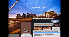 Desktop Screenshot of grammar2easy.blogspot.com