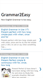 Mobile Screenshot of grammar2easy.blogspot.com