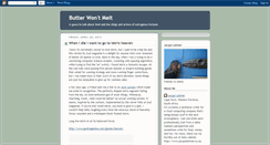 Desktop Screenshot of butterwontmelt.blogspot.com