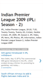 Mobile Screenshot of ipl2009-t20.blogspot.com
