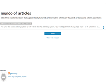 Tablet Screenshot of geovanny-wwwmundoofarticles.blogspot.com