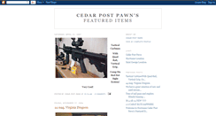 Desktop Screenshot of cedarpostpawn.blogspot.com