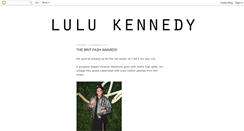 Desktop Screenshot of lulukennedy.blogspot.com