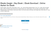 Tablet Screenshot of ebookonlinemarket.blogspot.com