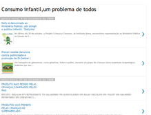 Tablet Screenshot of consumo-publicidadeinfantil.blogspot.com