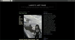 Desktop Screenshot of lanceart.blogspot.com