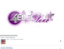 Tablet Screenshot of 4electriclove.blogspot.com