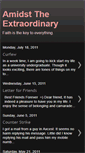 Mobile Screenshot of amidsttheextraordinary.blogspot.com