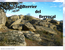 Tablet Screenshot of jagdterrierdelberrocal.blogspot.com