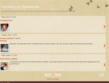 Tablet Screenshot of growingupbjurstrom.blogspot.com