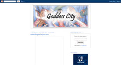 Desktop Screenshot of goddesscity.blogspot.com