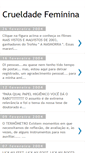Mobile Screenshot of crueldadefeminina.blogspot.com