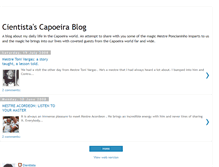 Tablet Screenshot of capoeirascience.blogspot.com