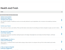 Tablet Screenshot of myhealthfresh.blogspot.com