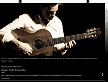 Tablet Screenshot of markkozelekguitartabs.blogspot.com