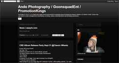 Desktop Screenshot of goonsquadentpromotionkings.blogspot.com