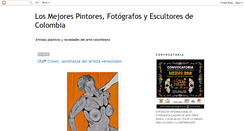 Desktop Screenshot of losmejorespintoresdecolombia.blogspot.com