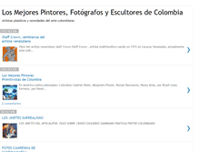 Tablet Screenshot of losmejorespintoresdecolombia.blogspot.com