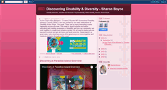 Desktop Screenshot of discoveringdisability.blogspot.com
