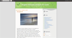 Desktop Screenshot of kingdomfellowshipchristianlifecenter.blogspot.com