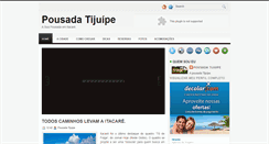 Desktop Screenshot of pousadatijuipe.blogspot.com