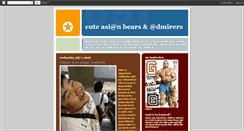 Desktop Screenshot of loveasianbears.blogspot.com