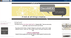 Desktop Screenshot of decomodstudio.blogspot.com