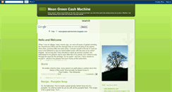 Desktop Screenshot of meangreencashmachine.blogspot.com