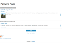 Tablet Screenshot of parmersplace.blogspot.com