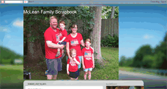 Desktop Screenshot of mcleanfamilyscrapbook.blogspot.com
