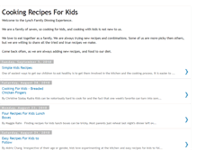 Tablet Screenshot of cookingrecipesforkids.blogspot.com