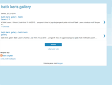 Tablet Screenshot of batikkerisgallery.blogspot.com