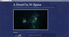 Desktop Screenshot of dwarf-in-w-space.blogspot.com