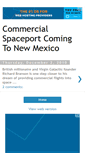 Mobile Screenshot of commercialspaceport.blogspot.com