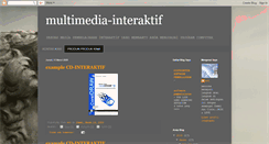 Desktop Screenshot of multimedia-interaktif.blogspot.com