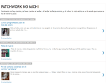 Tablet Screenshot of patchwork-no-michi.blogspot.com
