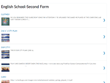 Tablet Screenshot of englishschoolsecondform.blogspot.com