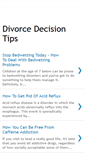 Mobile Screenshot of divorcedecisiontips.blogspot.com