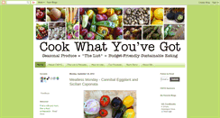 Desktop Screenshot of cookwhatyouvegot.blogspot.com