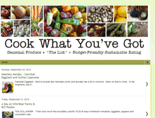 Tablet Screenshot of cookwhatyouvegot.blogspot.com