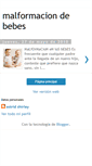 Mobile Screenshot of malformaciondebebes.blogspot.com
