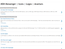 Tablet Screenshot of messenger-emoticons.blogspot.com